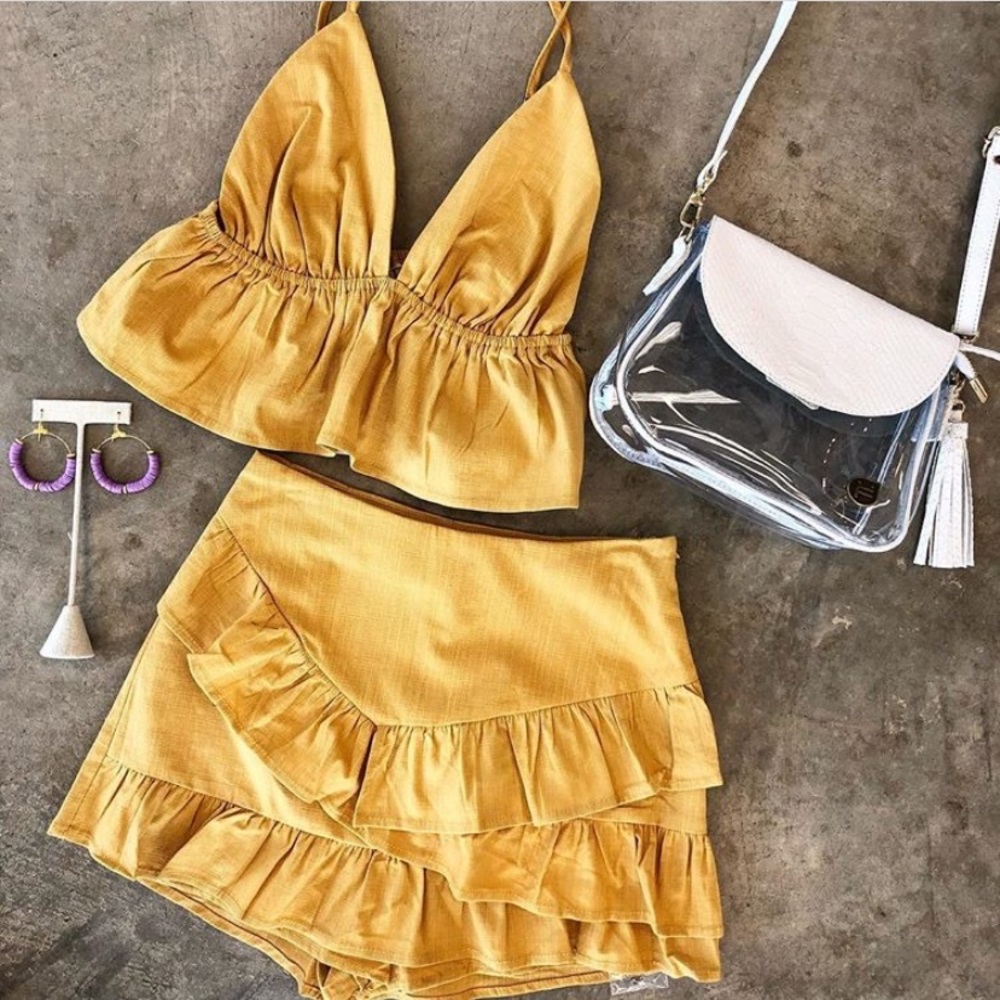 ✨SKYLAR+MADISON✨ 2 Piece Yellow Set!!!
